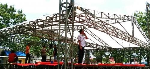 Dirangkai dengan Pesta Hiburan Rakyat, Pengurus KNPI Pelalawan Dilantik 