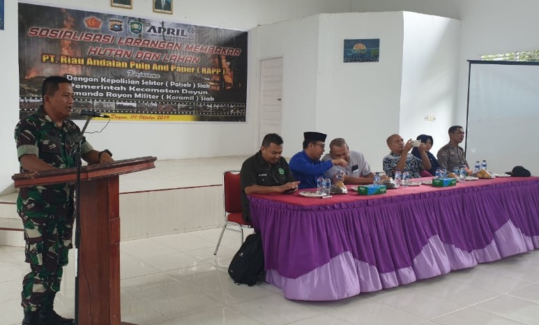 Gelar Sosialisasi dan Patroli Karlahut, Warga Diingatkan Tak Bakar Lahan 