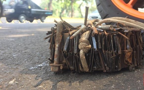 Penyebar Ranjau Paku Bisa Dipidana