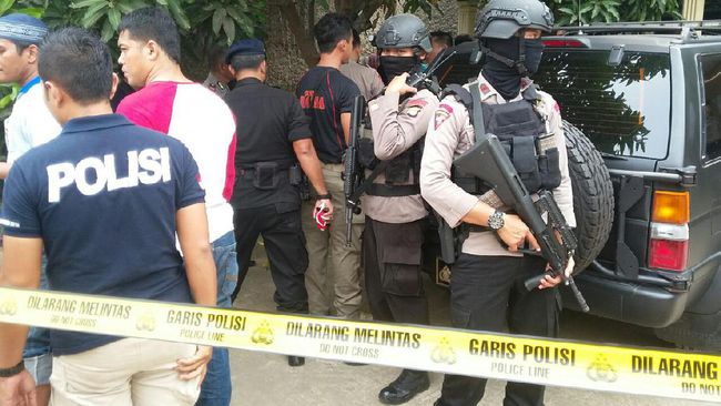 Polri: Pelaku Teror Tangerang Jaringan Aman Abdurrahman 