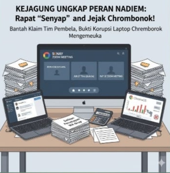 Drama Chromebook: Kejaksaan Bantah Pembela Nadiem, Ungkap Perintah 'Go Ahead' Setelah Bertemu Google