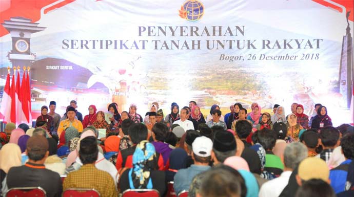 Jokowi Sertifikasi Tanah Untuk Rakyat