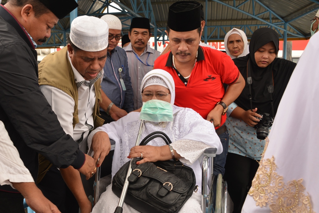Ahmad Syah Sambut JH Kloter 02 Bengkalis