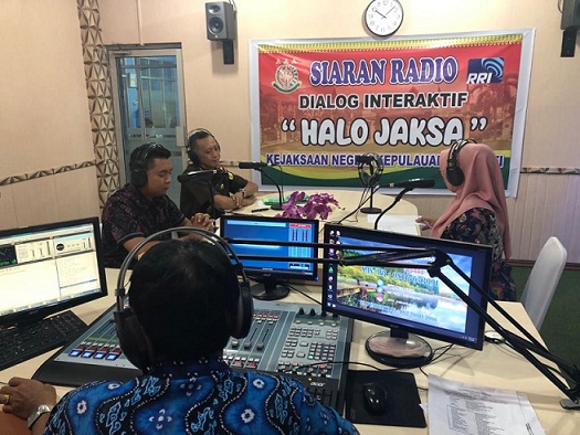 Kejari Kepulauan Meranti Gelar Dialog Interaktif “Halo Jaksa” di RRI Pekanbaru.