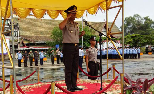 Kapolres Inhil Pimpin Upacara Hari Kesadaran Nasional 