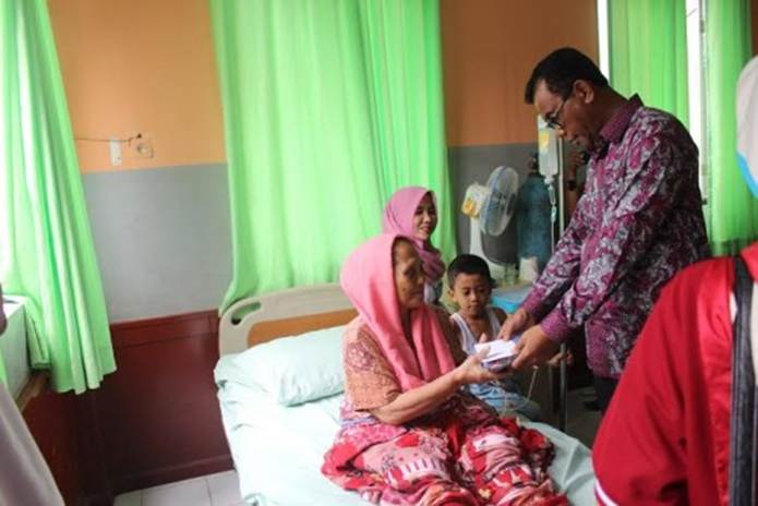 Bupati Anjangsana ke RSUD RM Pratomo Bagansiapiapi