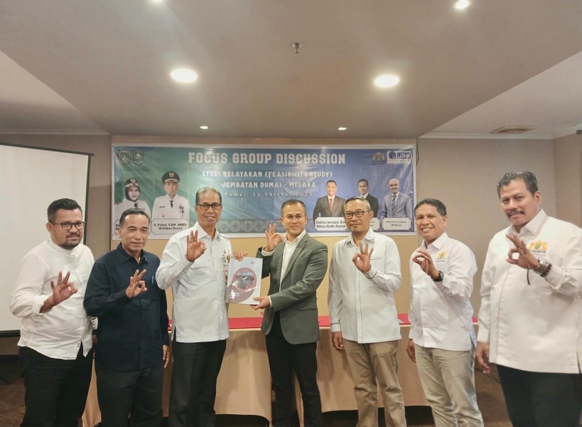 Pemkab Bengkalis Komitmen Penuh dalam Studi Kelayakan Jembatan Dumai–Melaka: Dorong Konektivitas Regional dan Kesejahteraan Ekonomi 