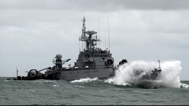 Ketegangan di Laut Natuna, Kapal Vietnam Tabrak Kapal TNI AL 