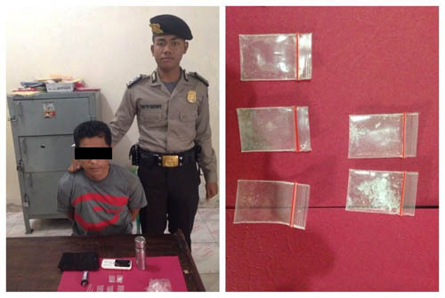 Miliki Sabu-sabu, Honorer Kantor Bupati Rohil Ditangkap