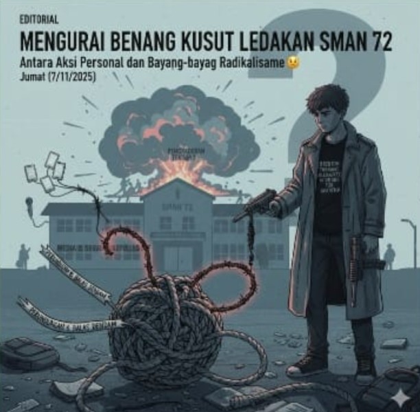 Mengurai Benang Kusut Ledakan SMAN 72 — Antara Aksi Personal dan Bayang-bayang Radikalisme  ?