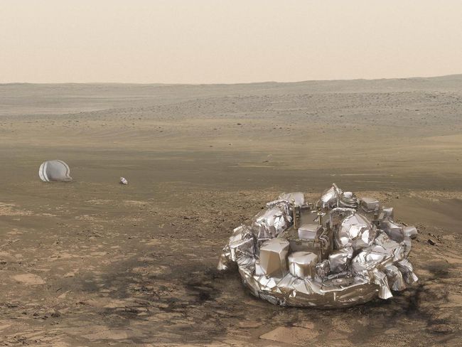 Pesawat Schiaparelli Diduga Meledak Saat Mendarat di Mars
