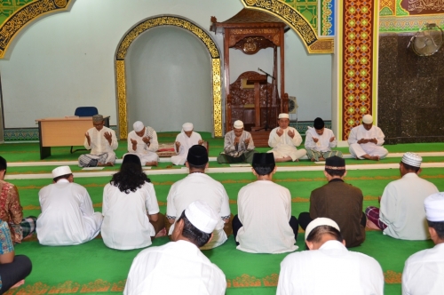 Jelang Keberangkatan ke Siak, LPTQ Bengkalis Gelar Zikir dan Doa Bersama di Masjid Istiqamah 