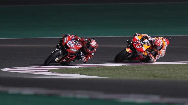 Kesalahan Jelang Finis Jadi Kunci Dovizioso Kalahkan Marquez 