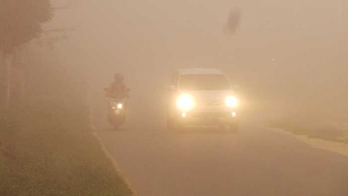 Mengerikan, Asap Pekat Makin Meluas, Sebagian Wilayah Riau Gelap