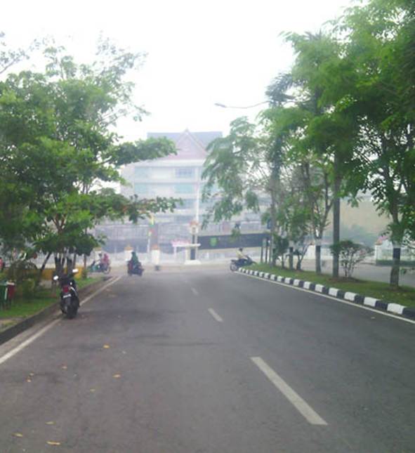 Ditemukan 50 Hotspot di Wilayah Inhil Kabut Asap Mulai Mengganggu