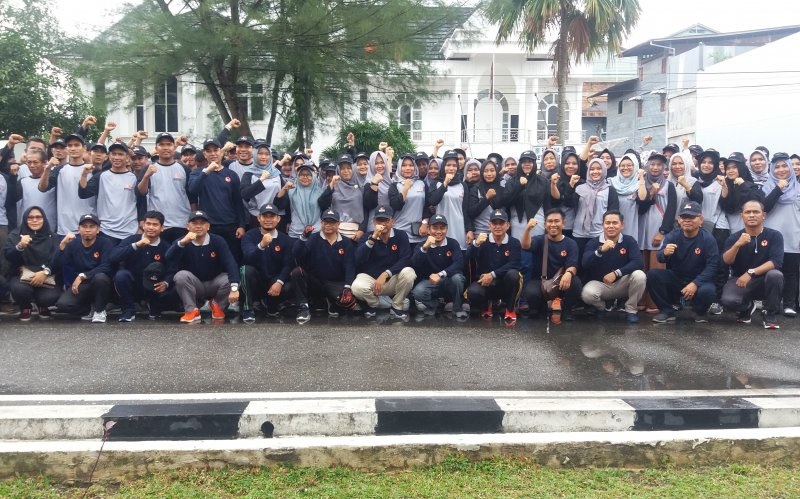 Bawaslu Rohil gelar apel siaga patroli pengawasan masa tenang