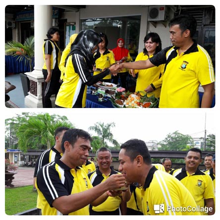 Jaga Keakraban, Kapolres Rayakan Ulang Tahun 41 Personil Polres Inhil 