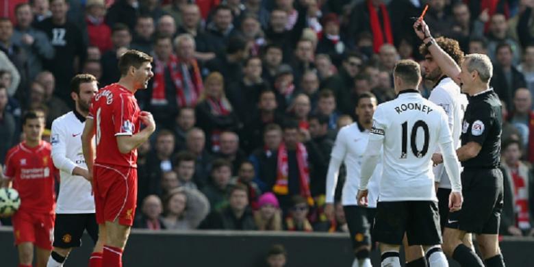MU Vs Liverpool: Vidic Terbanyak, Gerrard Tercepat 