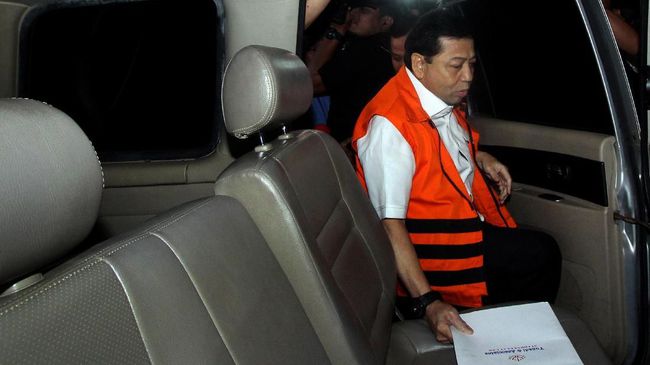 KPK Pastikan Setnov Tak Sakit Jelang Sidang Korupsi e-KTP 