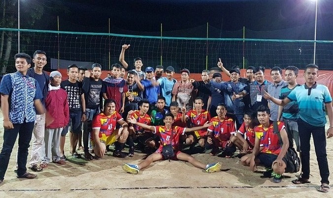 Turnamen Bola Voli Berakhir, Tuan Rumah Blackwater Juara III, Favorite Juara I 