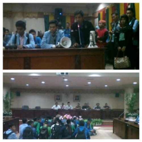 Geruduk Kantor DPRD Riau, ISMPI Sampaikan 5 Tuntutan Persoalan Agraria 