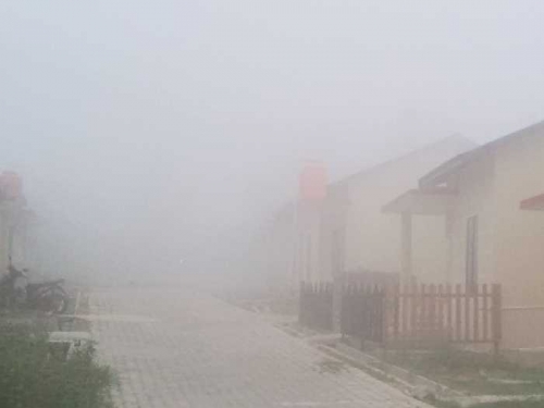 Kabut Asap Sangat Tebal, Jarak Pandang Hanya 10 Meter di Duri 