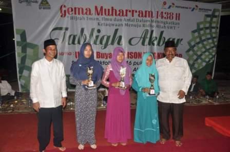 Sambut 1 Muharam 1438 H, WA Pertamina Lirik, Inhu Gelar Tabligh Akbar 