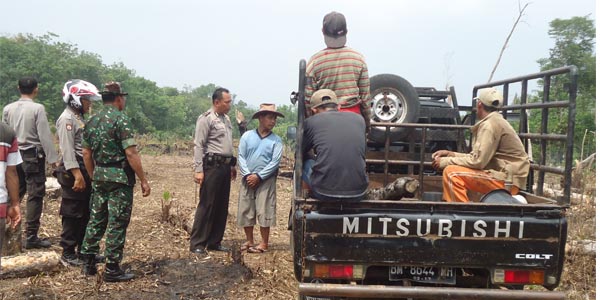 3 Pembakar Lahan di Rohul Masih Diperiksa, Pemilik Tak Tersentuh
