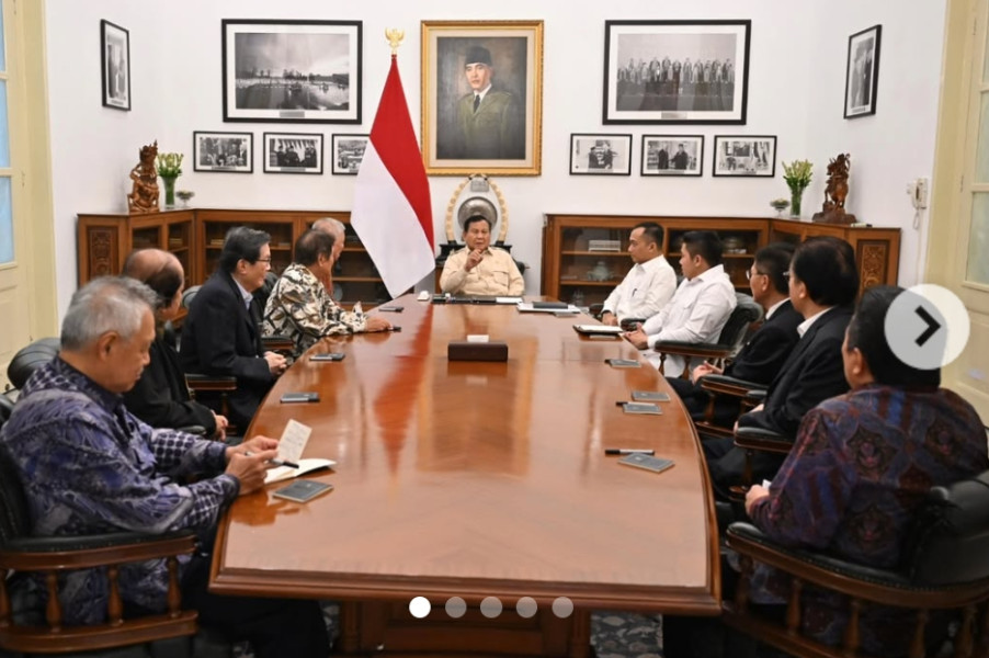 Presiden Prabowo Subianto Bertemu ‘9 Naga’  Bahas Isu Ekonomi