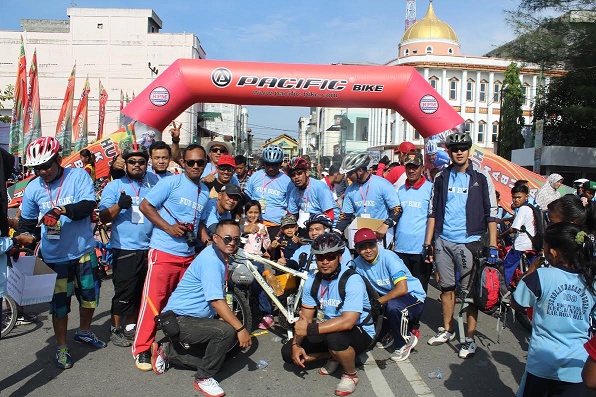 Meriahkan HUT Rohil, Fun Bike Diikuti Ribuan Peserta 