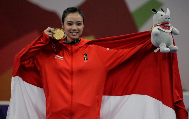 Lindswell Persembahkan Emas Kedua untuk Indonesia 