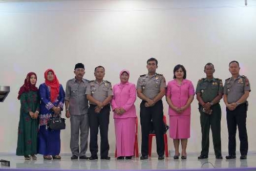 Pisah Sambut Kapolsek Kateman Dihadiri Langsung oleh Kapolres Inhil