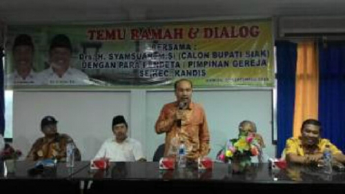 Sudah Teruji, AB Purba Ajak Warga Batak Siak Pilih Syamsuar-Alfedri
