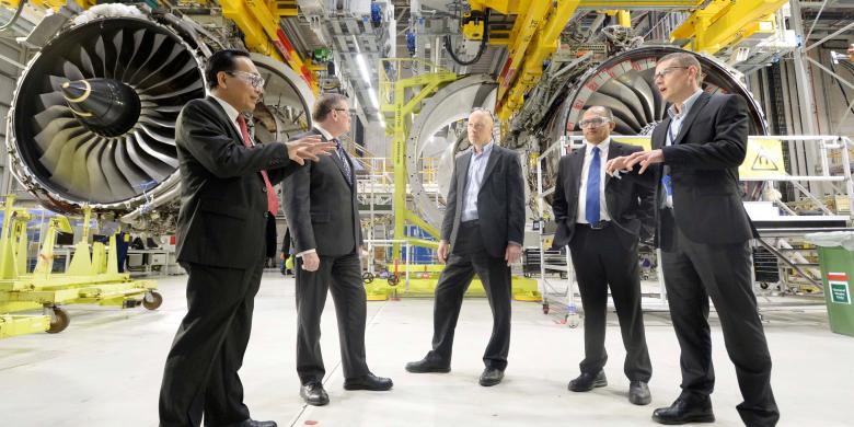 Garuda Indonesia Gandeng Rolls-Royce Tingkatkan Kapasitas GMF