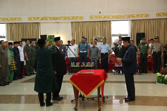 Ahmah Syah Harrofie Resmi Jabat Pj Sekdaprov Riau 