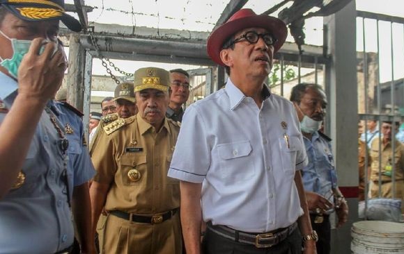 Yasonna Minta Wanita Biang Rusuh Siak Pindah ke Nusakambangan 