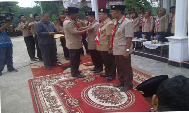 Bupati Pimpin Upacara Hari Pramuka ke-54
