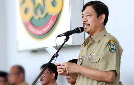 Ketahanan Pangan Pertanian di Bungaraya Terkendala Sulitnya Air