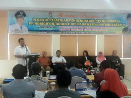 Bupati Kampar Tutup Pelatihan Pengendalian dan Pengawasan PP No.09/1995 Angkatan II 