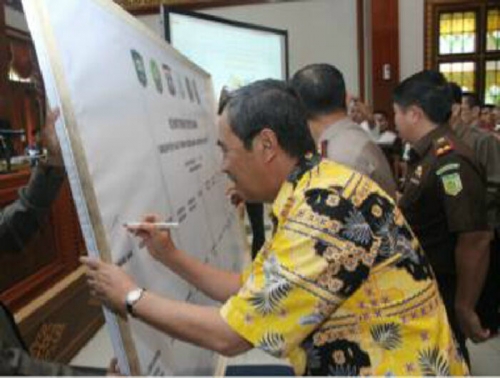 Ucapkan Komitmen Bersama Siak Tanpa Karlahut