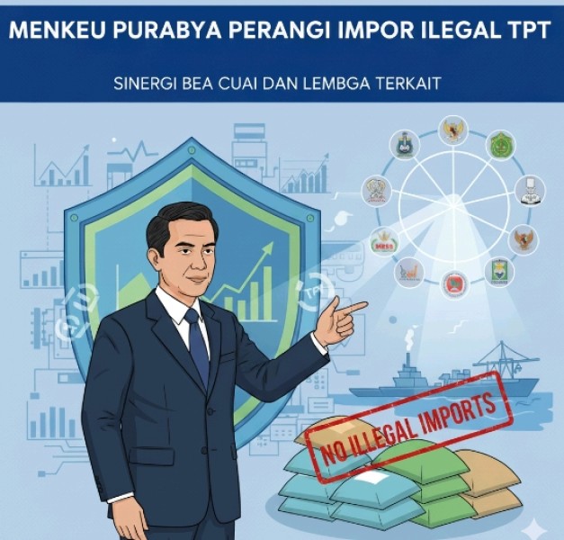 Menkeu Purbaya Siapkan Strategi Multisisi Berantas Impor Ilegal TPT, Soroti Kebutuhan Sinergi Bea Cukai