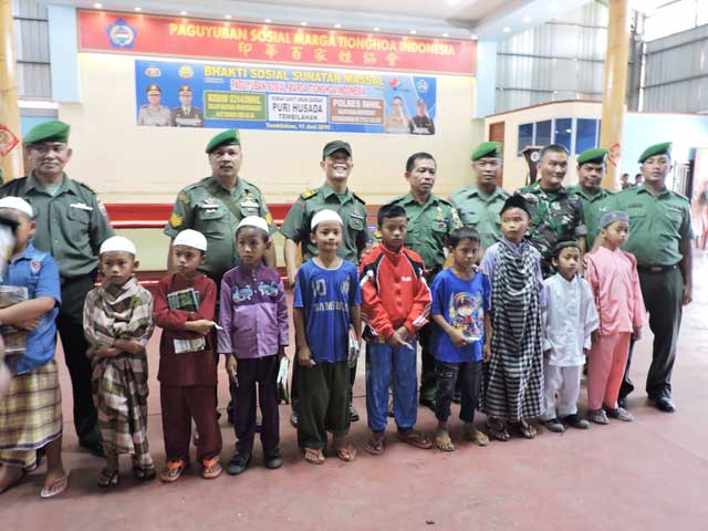 HUT Kodam I/BB ke 66, Kodim 0314/Inhil Lakukan Sunatan Massal