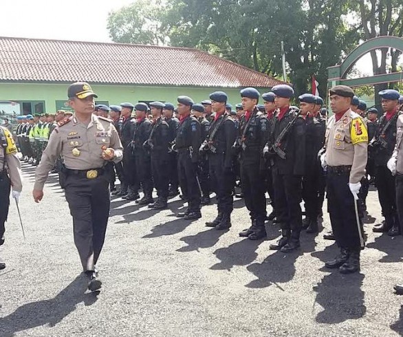 Pimpin Apel Gelar Pasukan Pilkada, Kapolda Riau Sampaikan UU No 10 Tahun 2016