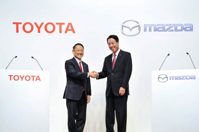 Toyota dan Mazda Umumkan Kerja Sama Senilai USD570 Juta