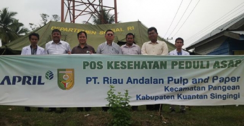 Selama 1,5 Bulan, PT RAPP Obati 2.500 Orang Warga Kuansing yang Terpapar Asap