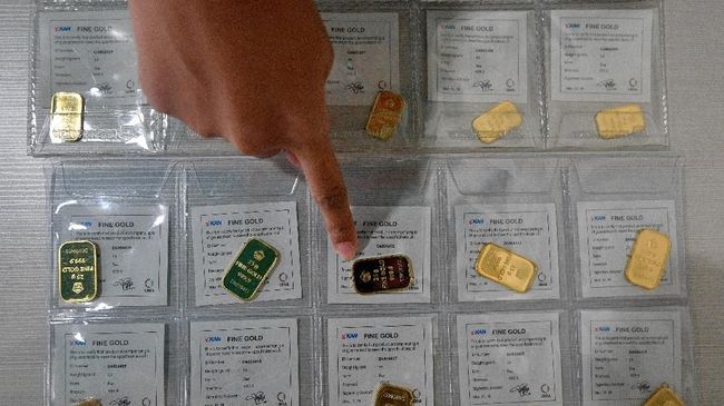 Harga Emas Antam Tertahan di Rp662 Ribu per Gram
