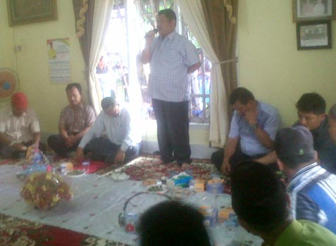 Pilkada Bengkalis, Cabup Amril Mukminin Kampanye Dialogis di Pinggir 