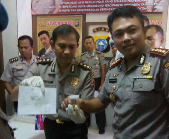 Tes Urine Mendadak, Seorang Personel Polresta Pekanbaru Positif Narkoba 