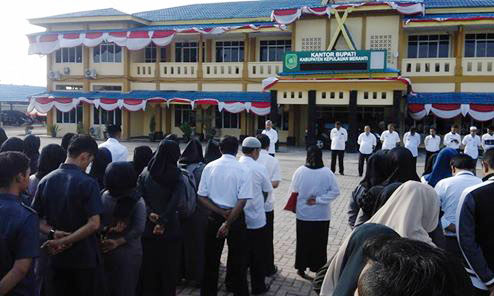 Apel Pagi ASN Pemkab Meranti Dimantabkan Pembacaan Makna Al Quran