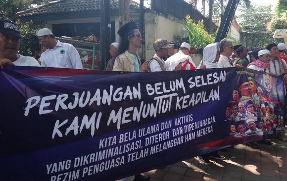 Alumni Aksi 212 Lapor ke Komnas HAM soal Pembubaran HTI